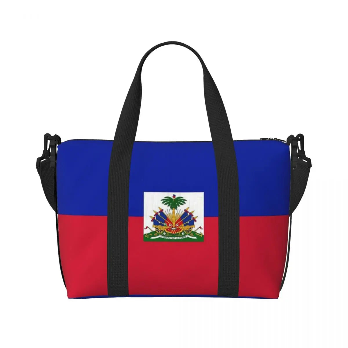 Haiti Flag Large Capacity Travel Tote