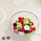 Premium Food-Grade Double-Layer Draining Bowl