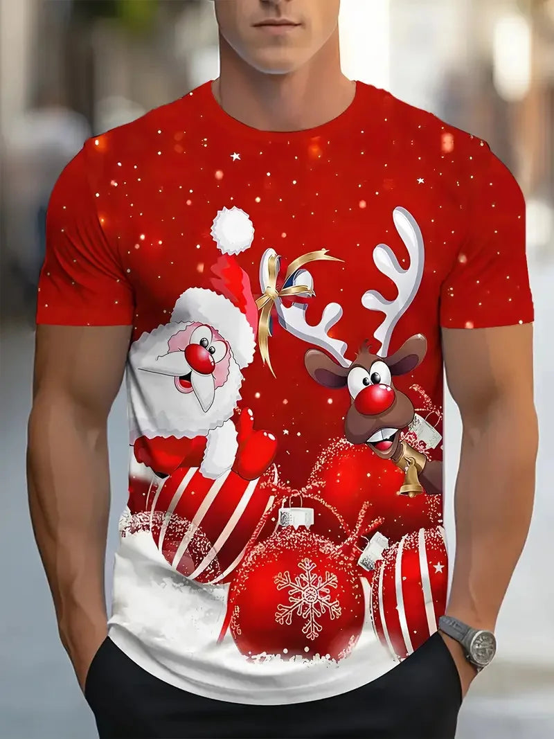 Funny Cartoon Santa Claus T-Shirt