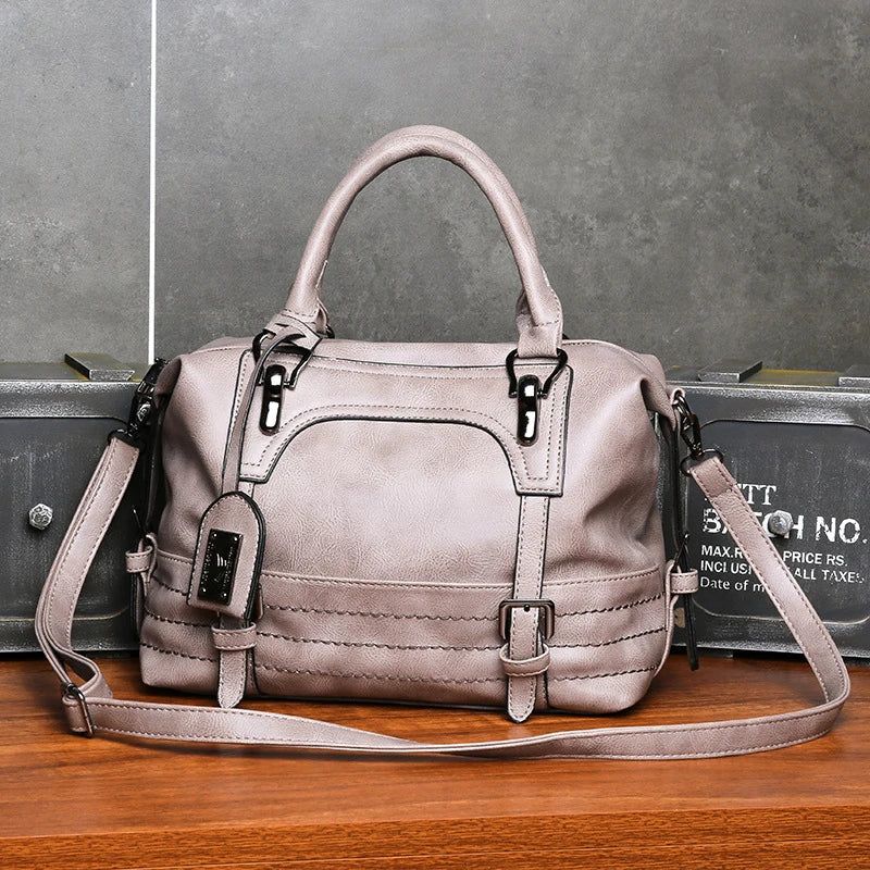 The Versatile Luxe Tote - PU Leather Shoulder & Crossbody Bag