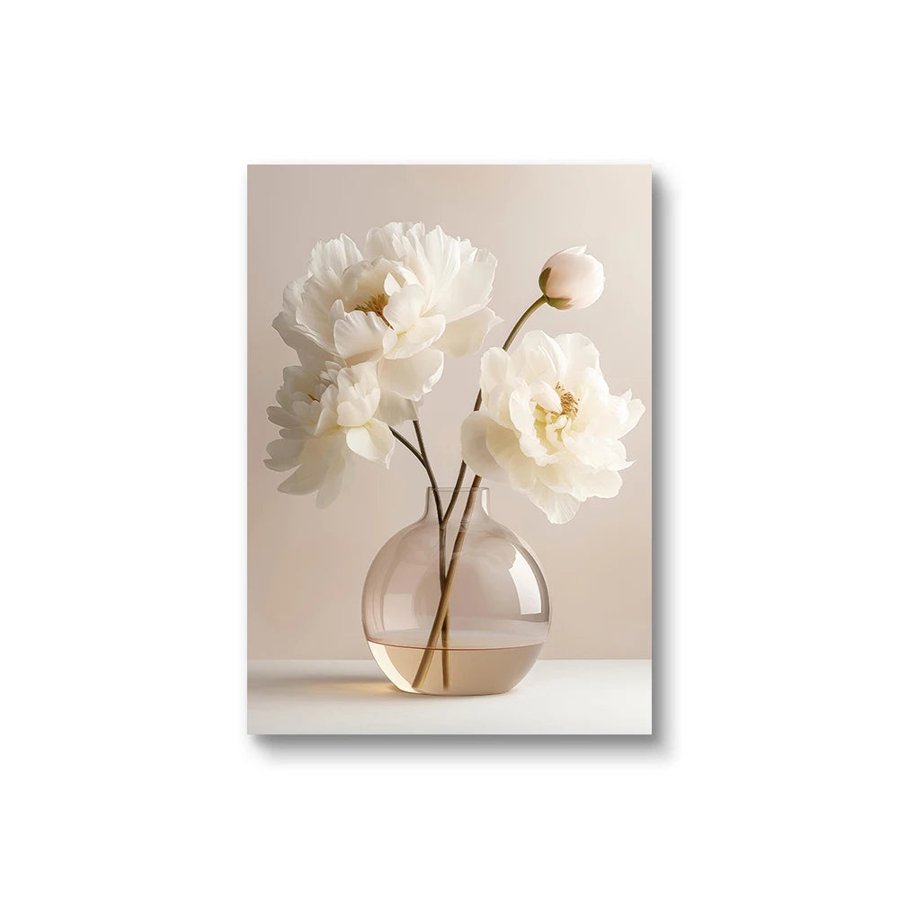 Modern Floral Wall Art for Home Decor