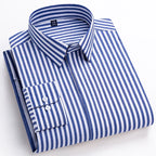 Premium Cotton Slim Fit Shirt - Striped Formal Wear