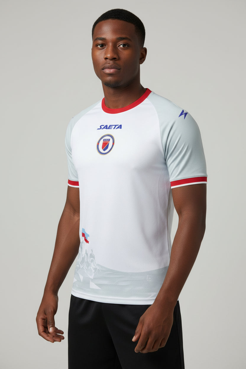 Youth Haiti Soccer Jersey | Short Sleeve Athletic Training Top