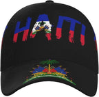 Haiti Snapback Cap – Adjustable Flag Baseball Hat (Unisex)