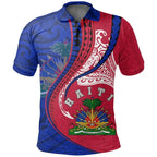 Haiti Flag Polo Shirt
