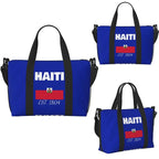Haiti Flag Large Capacity Travel Tote
