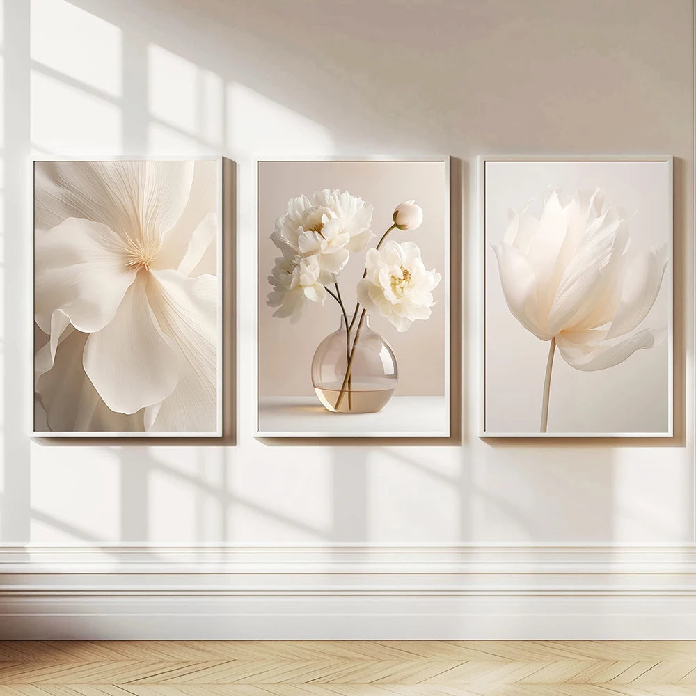 Modern Floral Wall Art for Home Decor