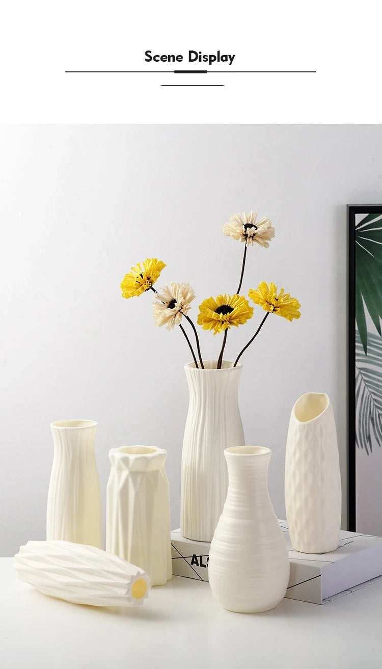 Nordic Plastic Vase Simple Small Fresh Flower