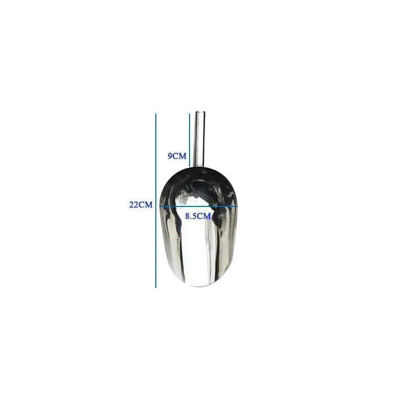 Premium Stainless Steel Ice Scoop