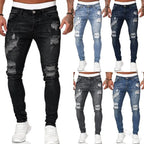 Men’s Ripped Street Style Skinny Jeans