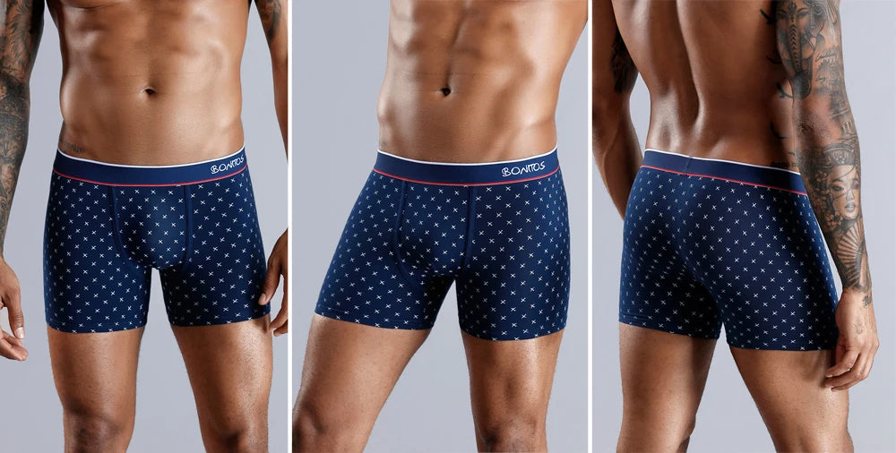 4PCS Men’s Premium Cotton Boxer Shorts