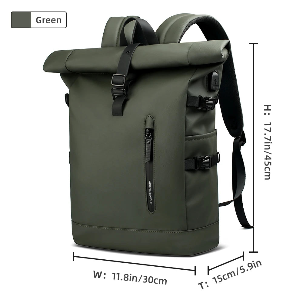 Heroic Knight Rolltop Travel Backpack