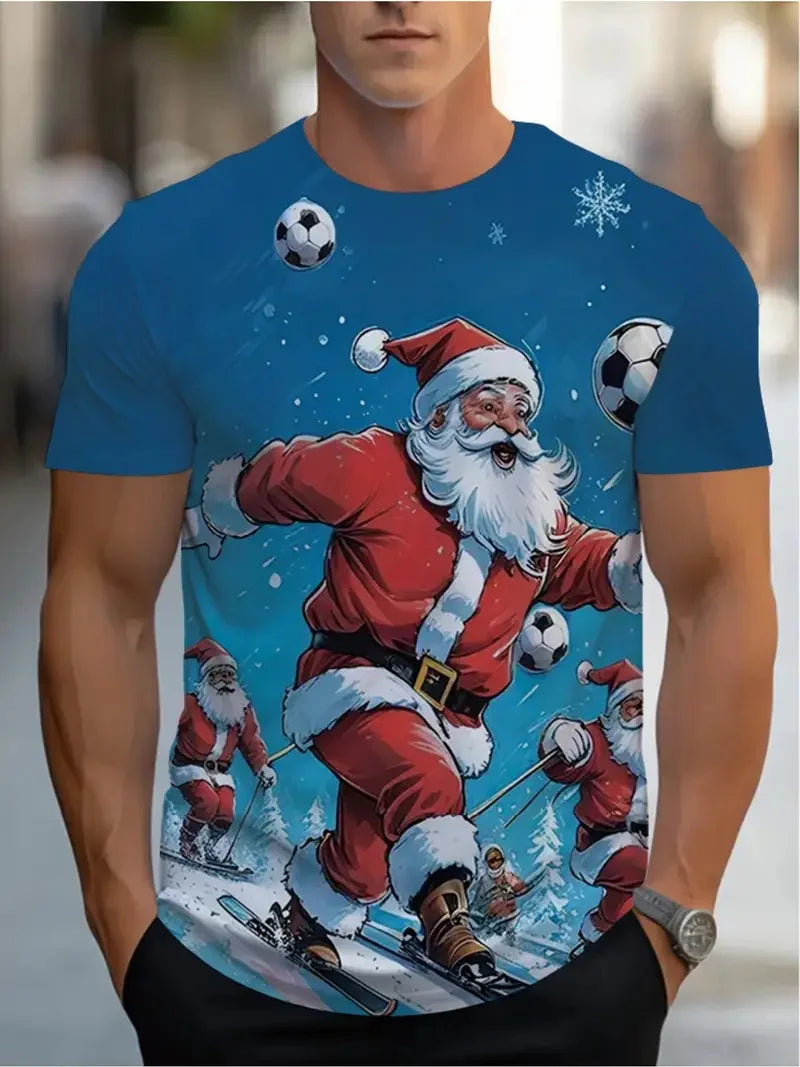 Funny Cartoon Santa Claus T-Shirt