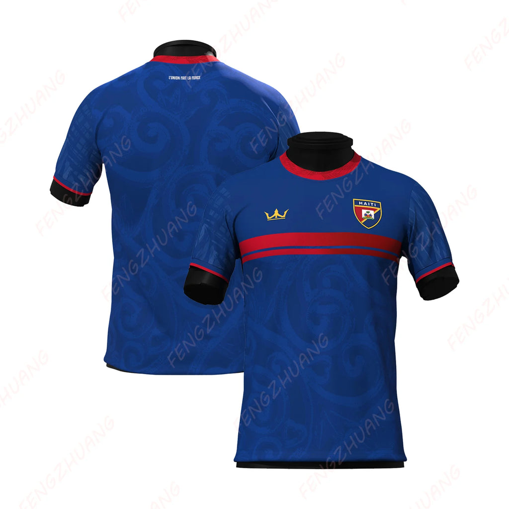 Haiti Football Jersey T-Shirt – Unisex Casual
