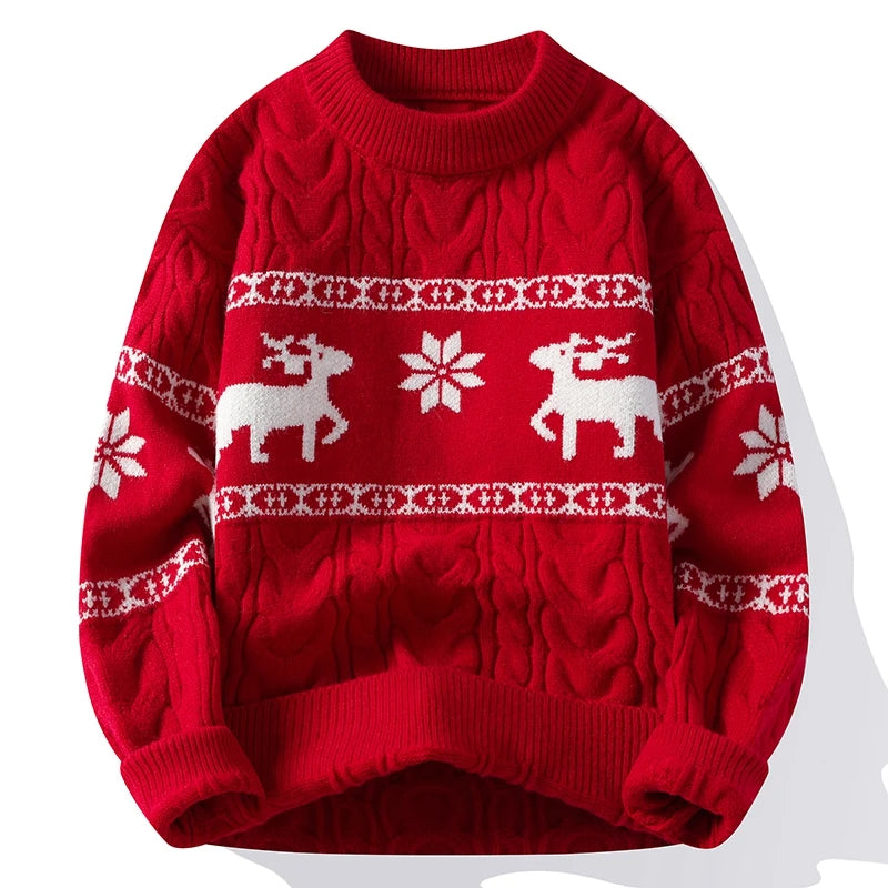 Deer Knit Sweater for Men