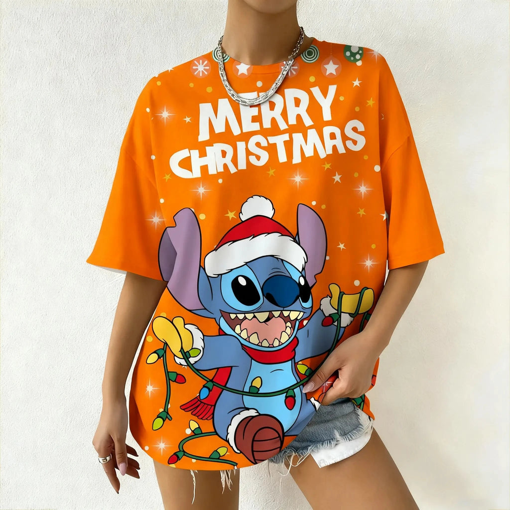 Women’s Disney Stitch Christmas Tee