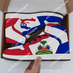 Men Women Custom Sneaker Shoes Haiti Flag