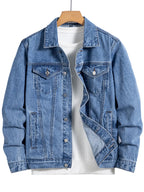 Classic Blue Denim Jacket | Street-Style Essential
