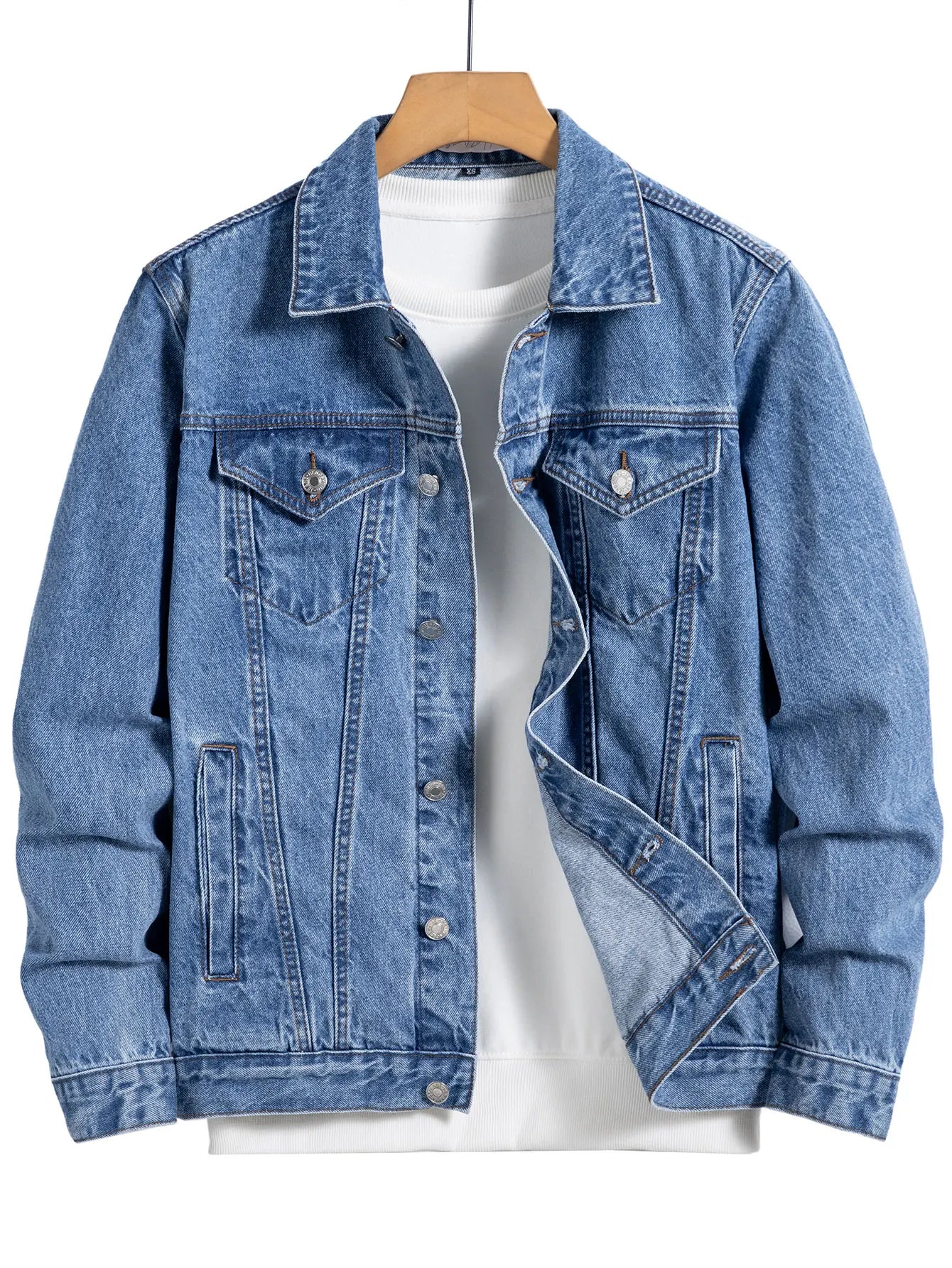 Classic Blue Denim Jacket | Street-Style Essential