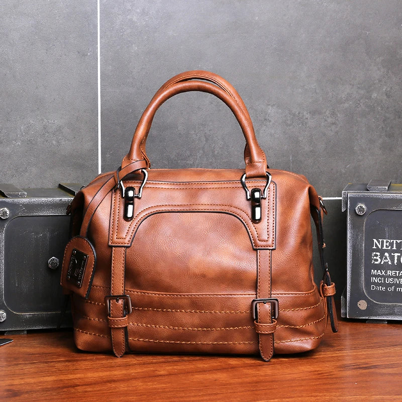 The Versatile Luxe Tote - PU Leather Shoulder & Crossbody Bag