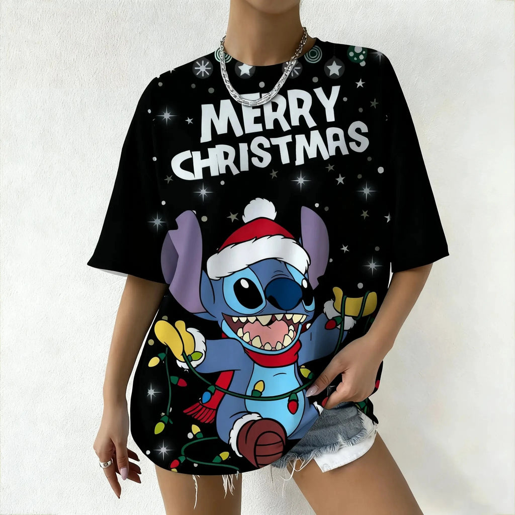 Women’s Disney Stitch Christmas Tee