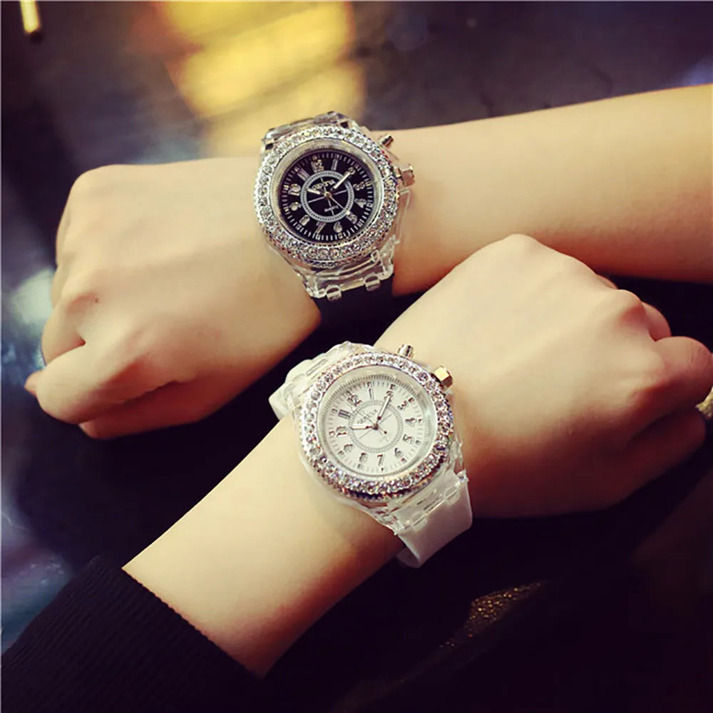 Luxury Dual Display Ladies & Men’s Quartz LED Sport Watch