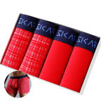 4PCS Men’s Premium Cotton Boxer Shorts