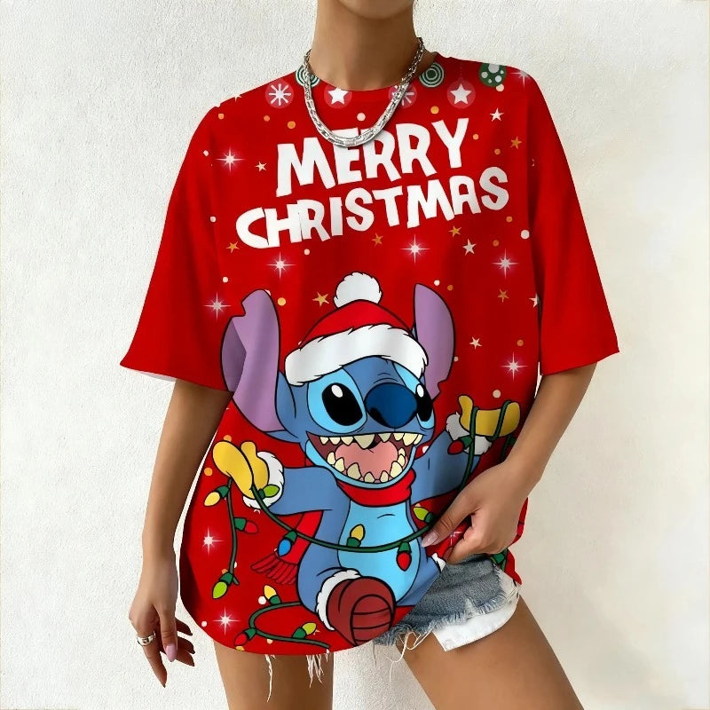 Women’s Disney Stitch Christmas Tee
