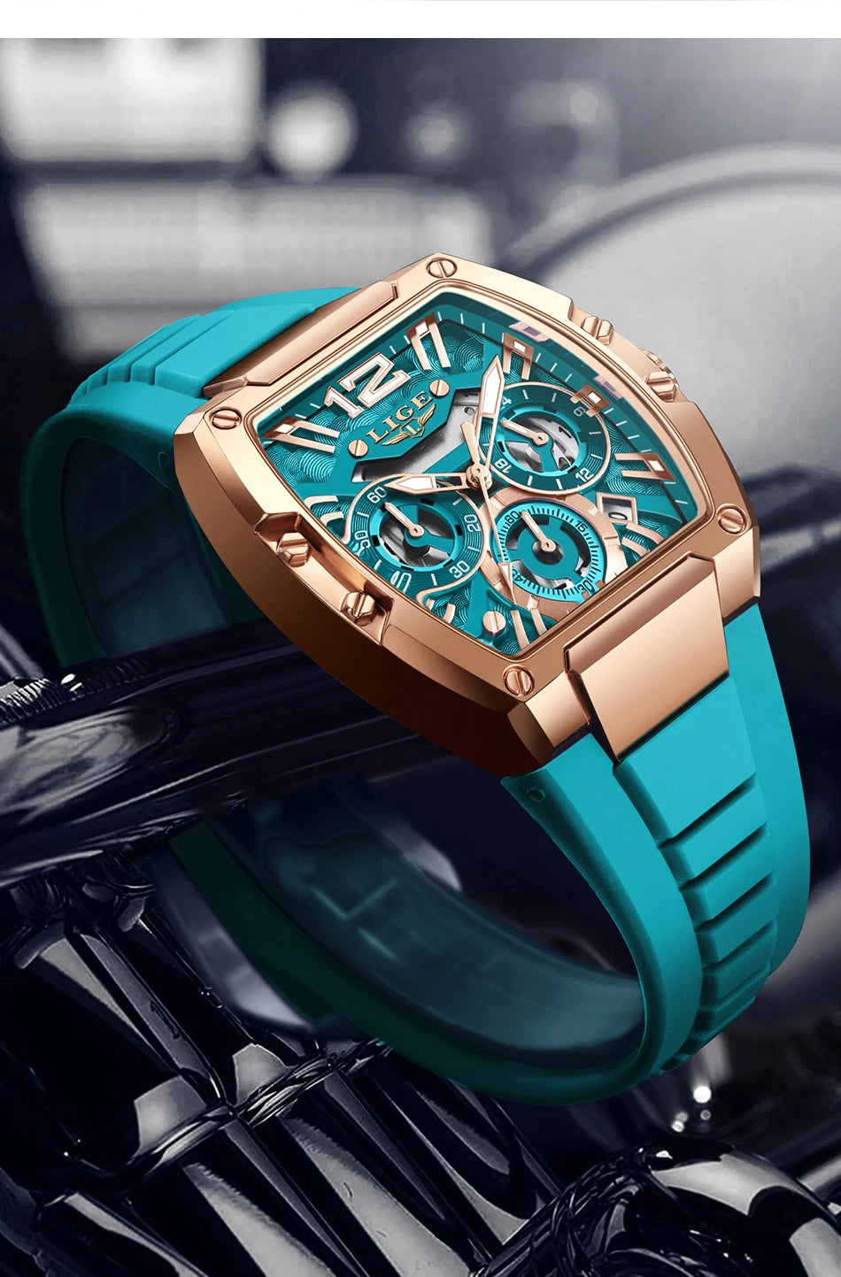 Men's Military Chronograph Watch