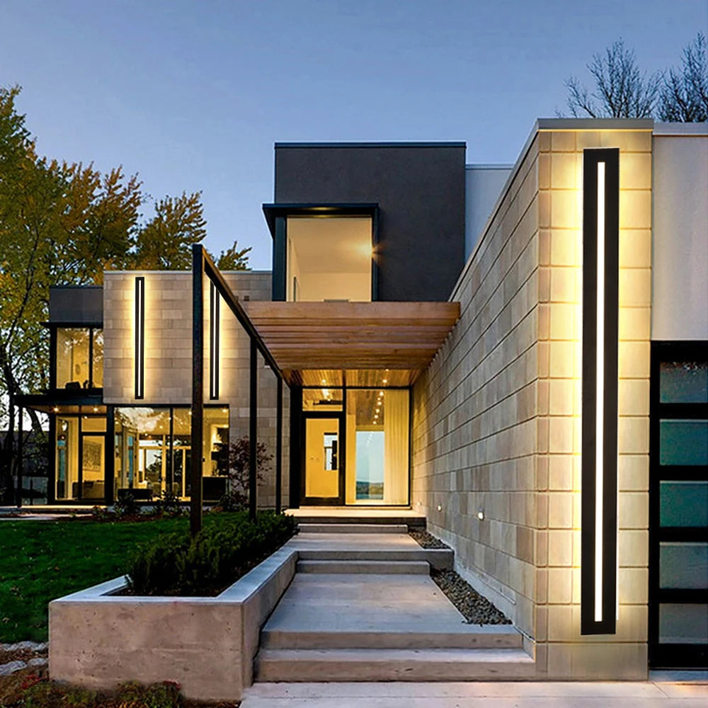 Waterproof IP65 LED Long Wall Sconce Lamp – Outdoor Garden Light