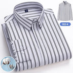 Premium Cotton Slim Fit Shirt - Striped Formal Wear