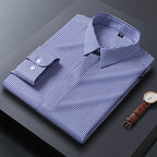 Modern Plus-Size Stretch Formal Shirt