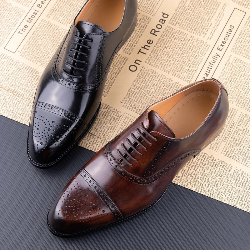 Classic Brogue Dress Shoes
