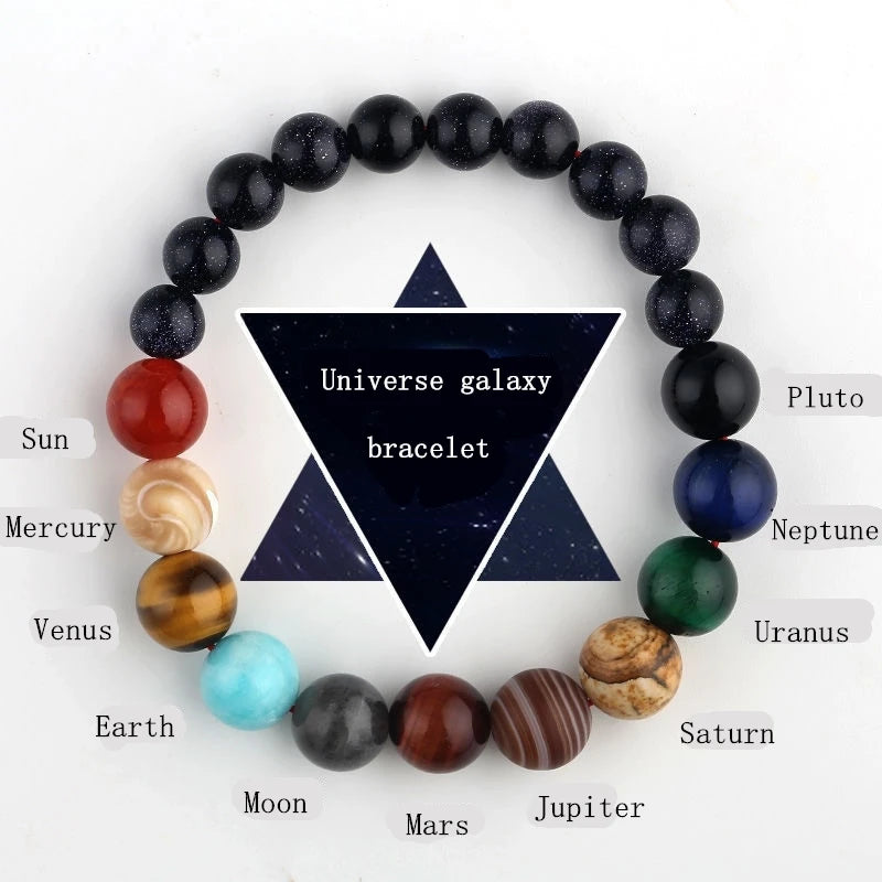 Cosmic Harmony Nine Planets Bracelet