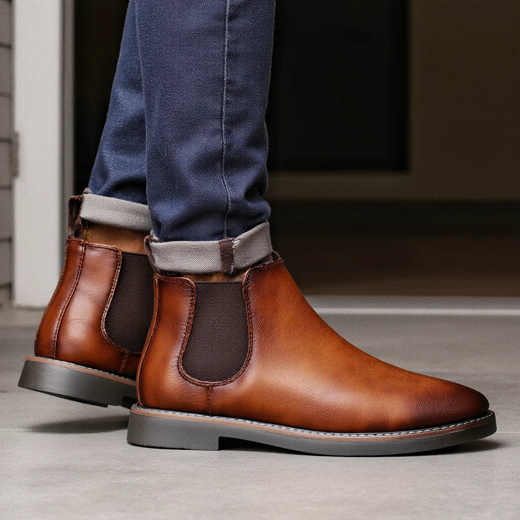 Men’s Chelsea Boots – Retro Leather Fashion
