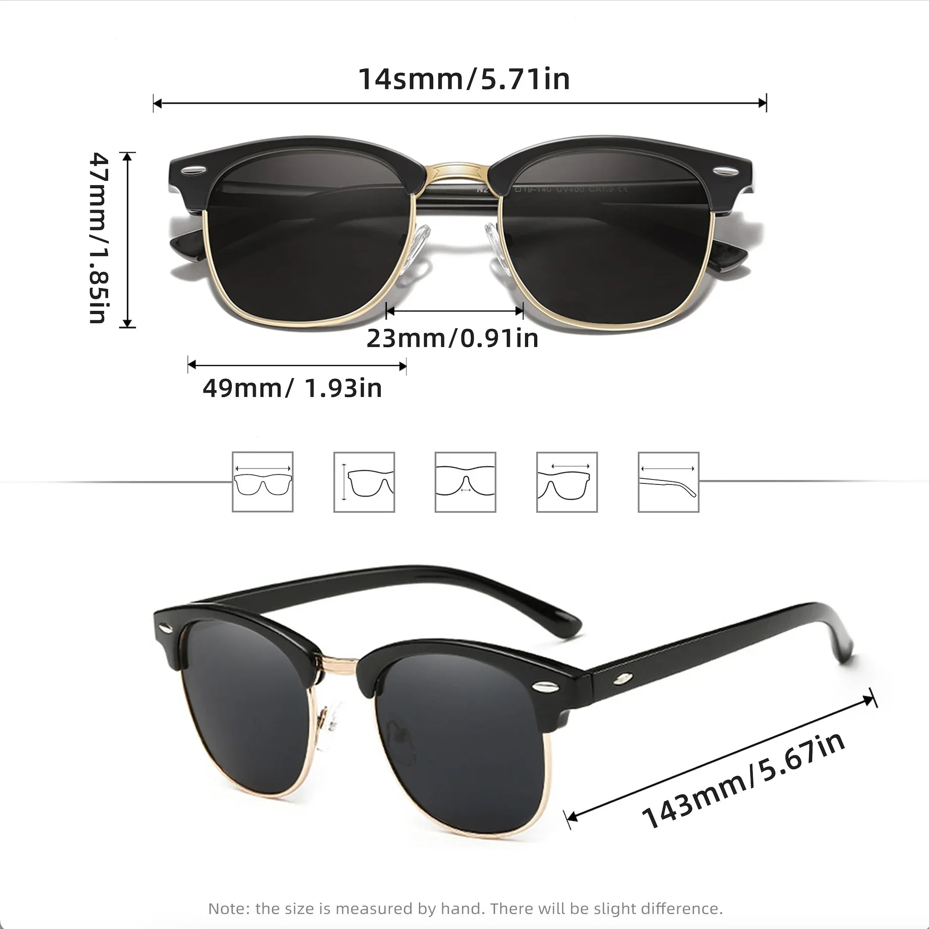 RareBray Aura Polarized Sunglasses unisex