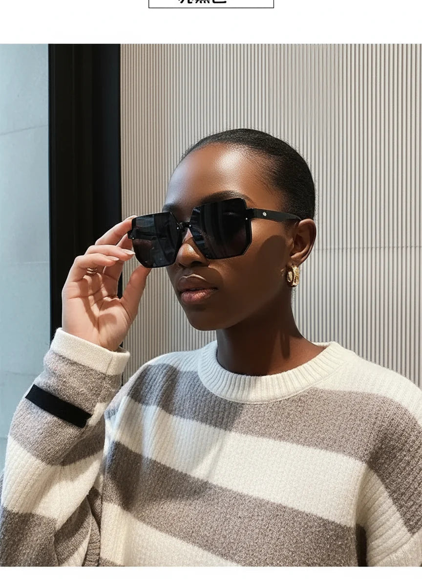 Polaris Vintage Square Sunglasses