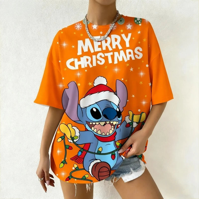 Women’s Disney Stitch Christmas Tee