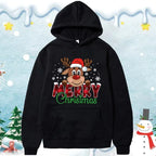 Men’s Christmas Reindeer Warm Hoodie