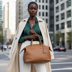 Luxury Cowhide Leather Tote Bag – Handbag for Women