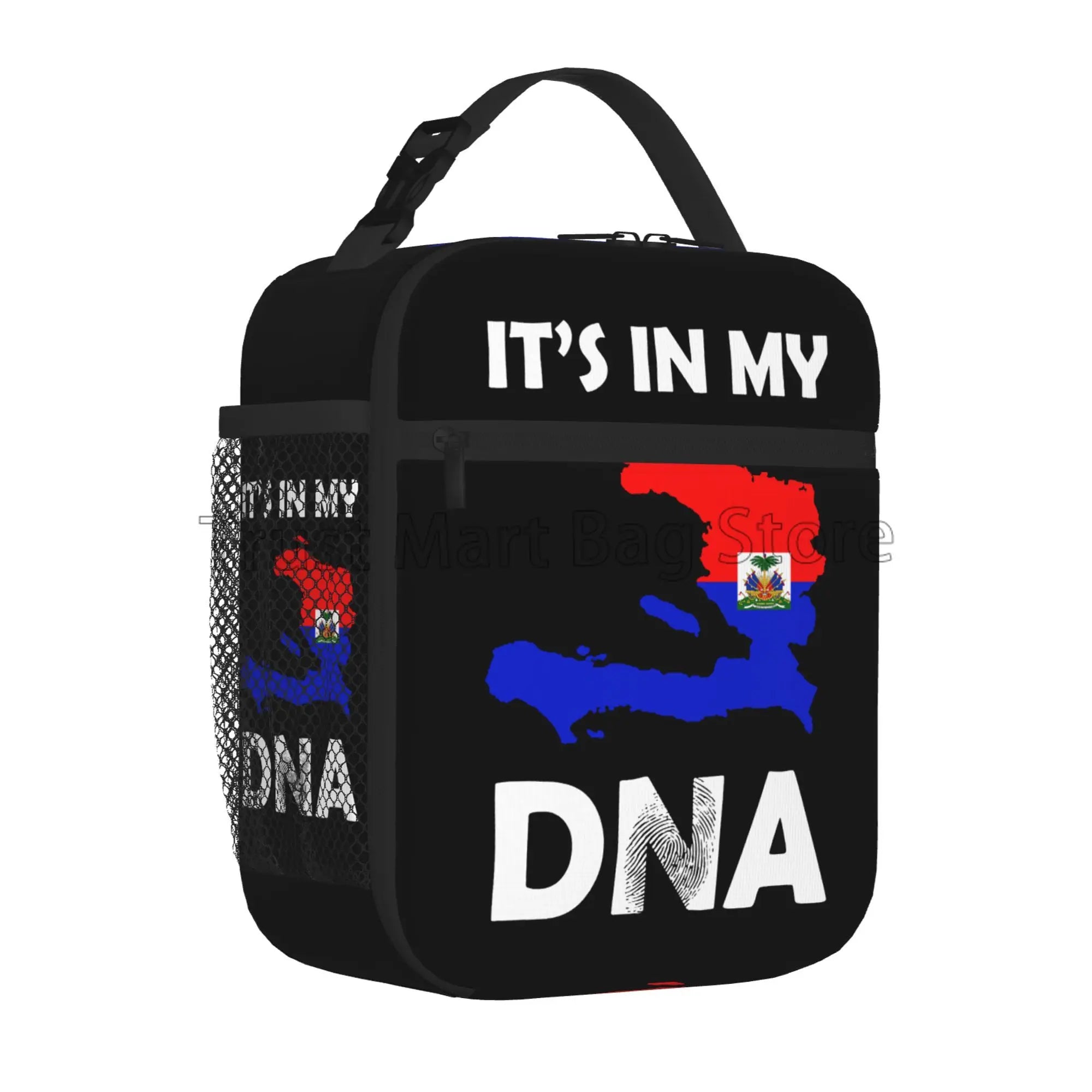 Haiti Flag Insulated Lunch Bag