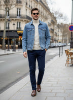 Classic Blue Denim Jacket | Street-Style Essential
