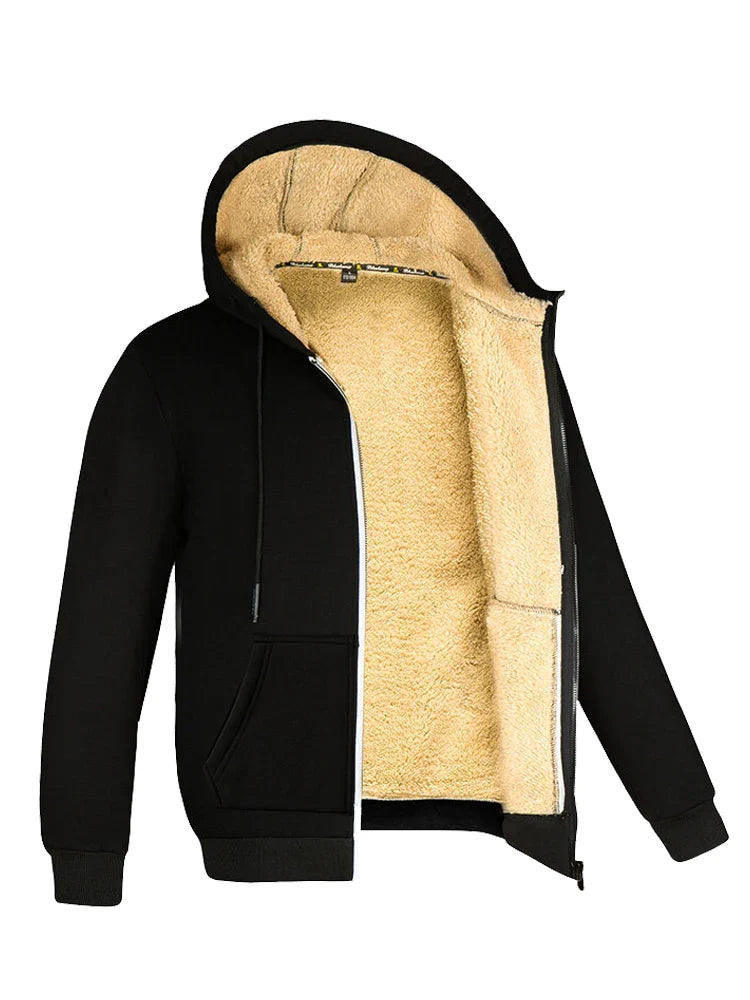 Winter Lambswool Hooded Jacket