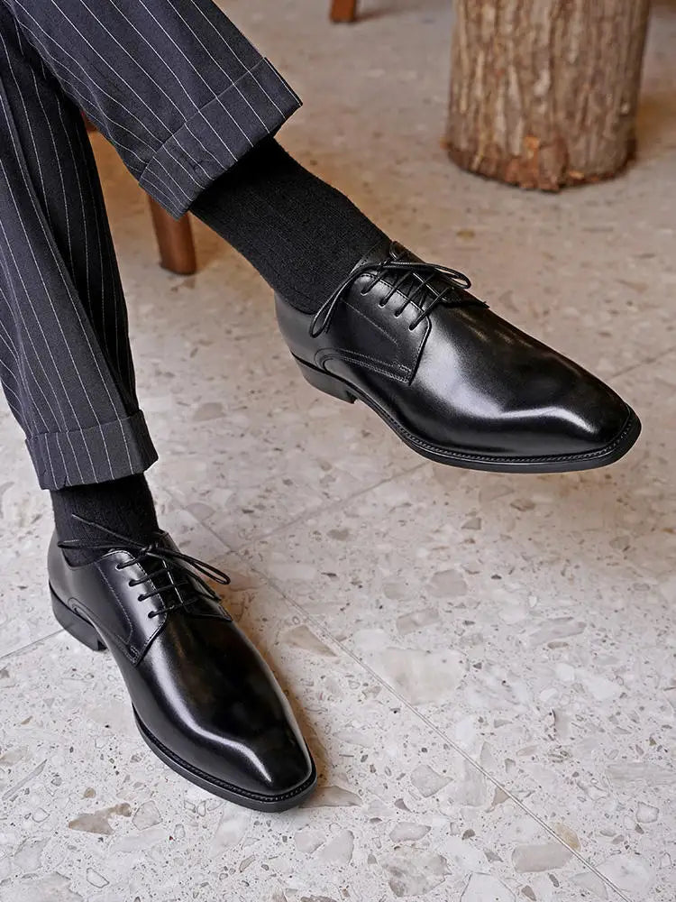 Men's Business Casual Shoes Distressed