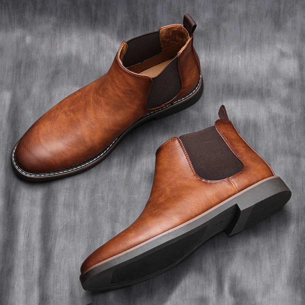 Men’s Chelsea Boots – Retro Leather Fashion