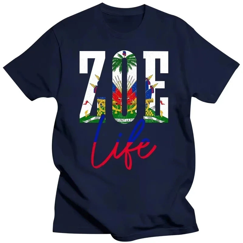 Haiti Flag T-Shirt for Men