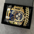 Men’s Luxury Watch & Jewelry Gift Set