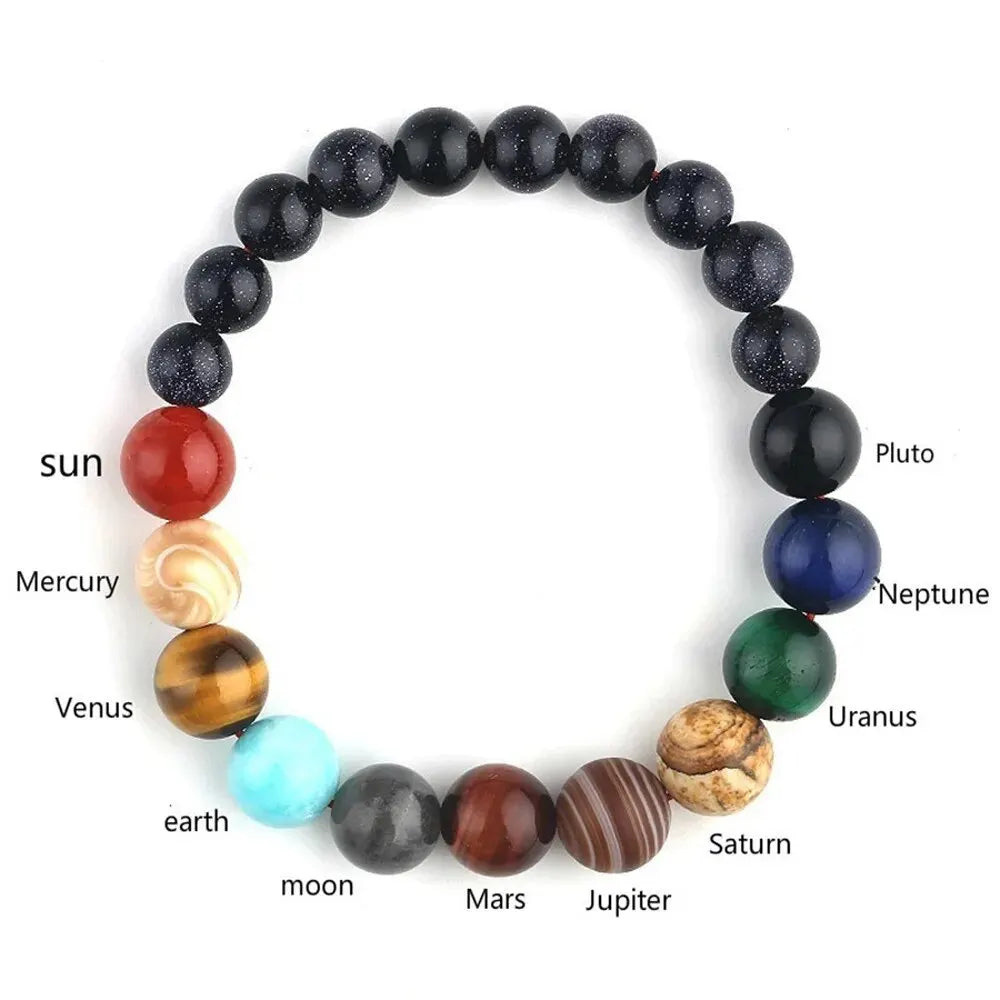 Cosmic Harmony Nine Planets Bracelet
