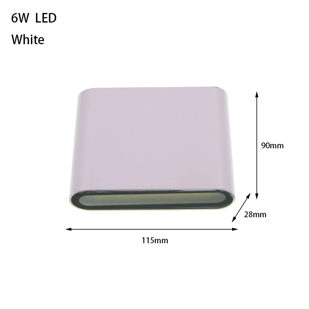 Modern Aluminum Wall Lamp for Outdoor & Indoor