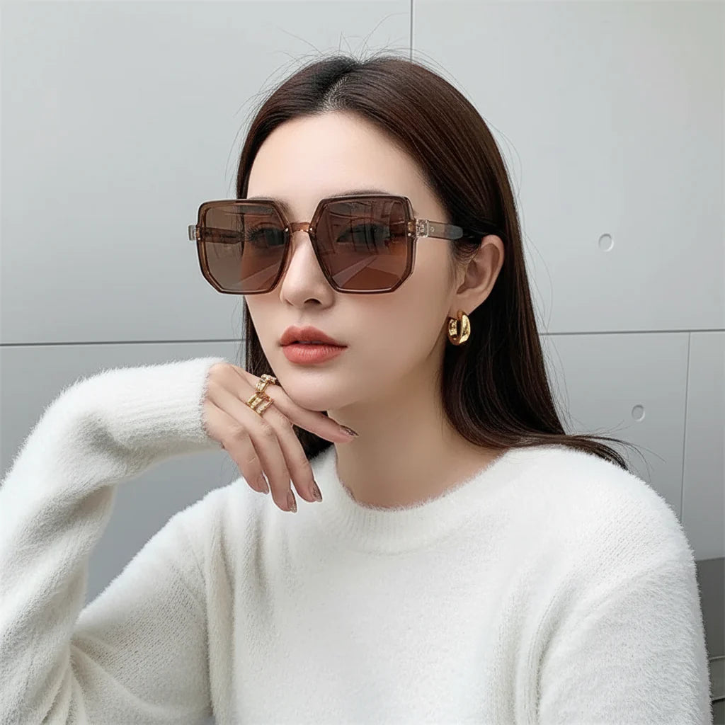 Polaris Vintage Square Sunglasses